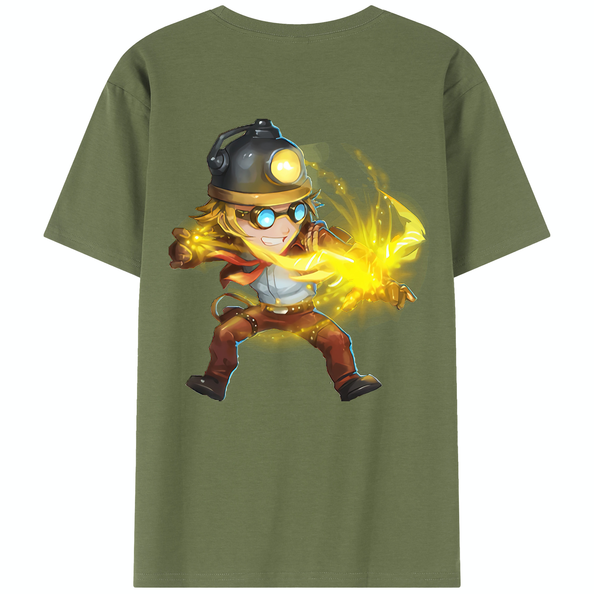リーグ・オブ・レジェンド League of Legends LOL 綿100％半袖Tシャツ（背面プリント）